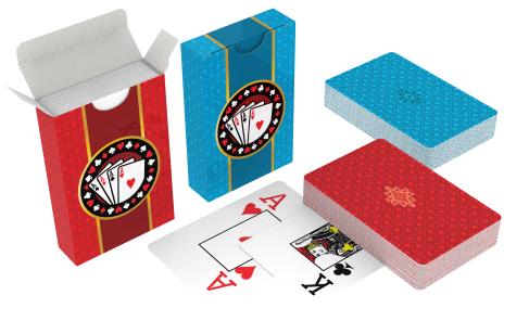 Tudo em Um: 1 baralho de cartas para imprimir, 4 jogos diferentes! 