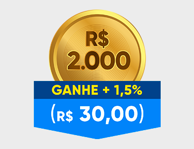 Crédito Pré-Pago 2.000 reais