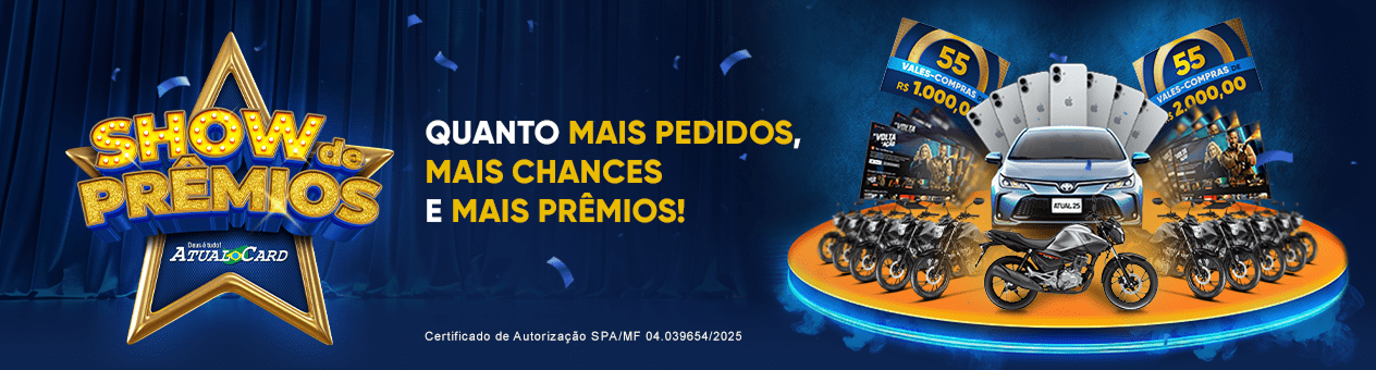 Show de Premios Banner Show de Prêmios Banner